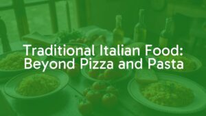 A rustic Italian dining table with a variety of traditional dishes like risotto, polenta, and fresh bread, surrounded by fresh ingredients like tomatoes, herbs, and olive oil, warm lighting, cozy and inviting atmosphere, realistic.