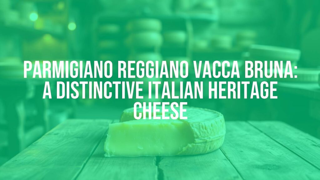 Parmigiano Reggiano cheese wheel, made from Bruna Alpina cow milk, artisanal Italian cheese, aged texture, golden hue, rustic wooden table, traditional cheese-making scene, warm lighting, realistic.