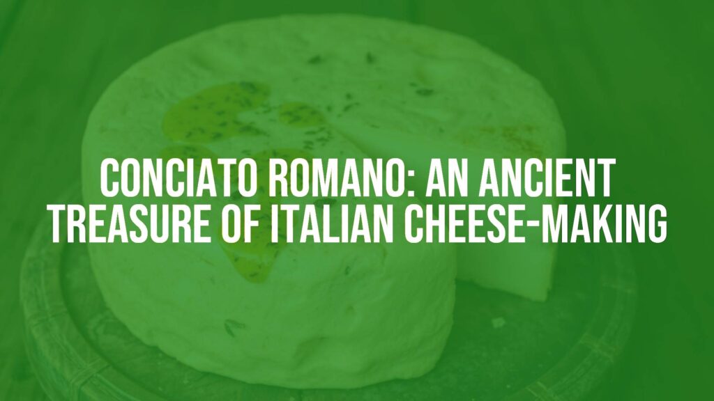 Conciato Romano: An Ancient Treasure of Italian Cheese-Making