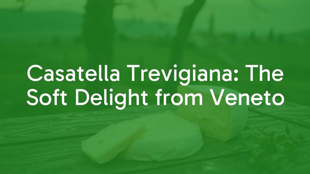 A fresh and creamy Casatella Trevigiana cheese on a rustic wooden table, Veneto countryside backdrop, soft lighting, realistic food photography.