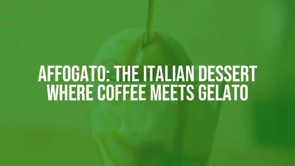 A scoop of creamy vanilla gelato in a clear glass with hot espresso being poured over it, melting slightly, warm ambient lighting, realistic.