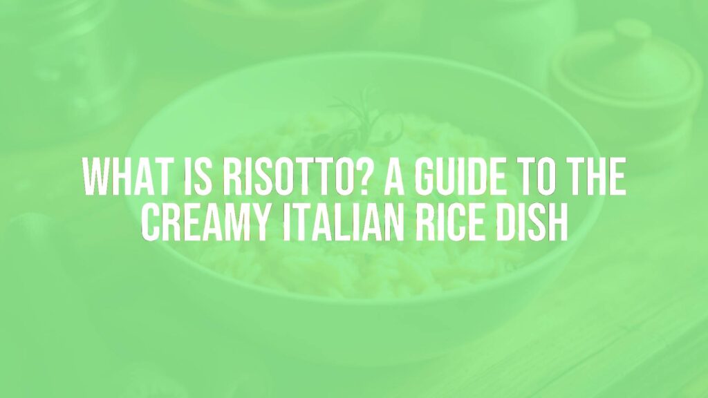 Creamy Italian risotto in a white bowl, topped with Parmesan cheese and herbs, warm golden lighting, rustic kitchen background, realistic