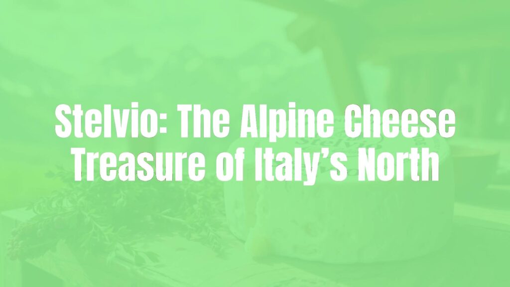 Stelvio: The Alpine Cheese Treasure of Italy’s North