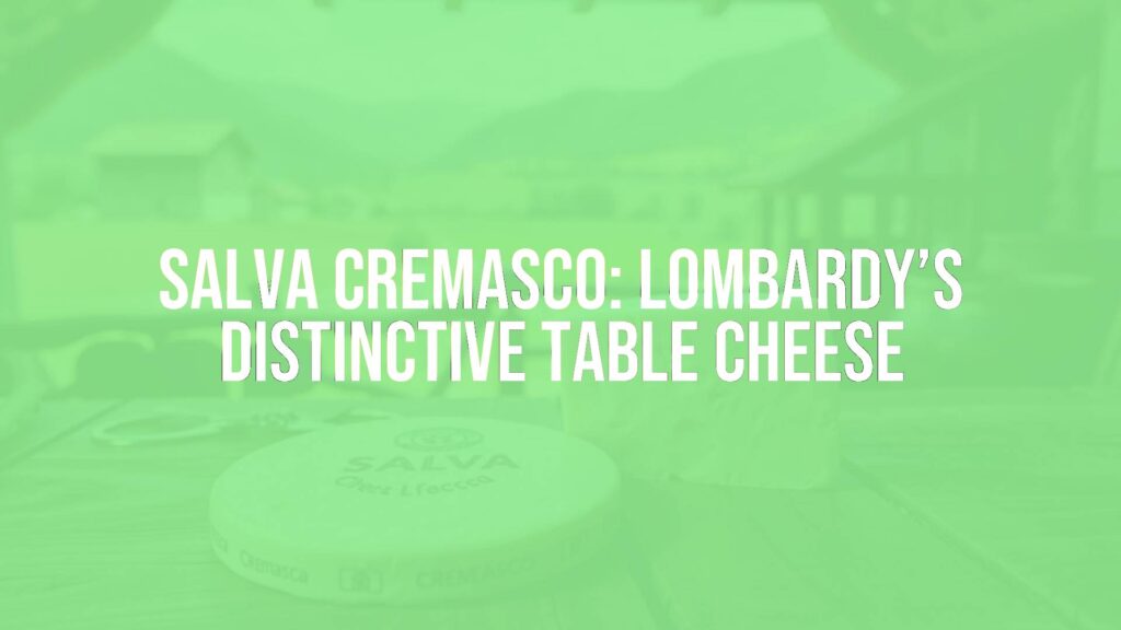 A wheel of Salva Cremasco cheese on a rustic wooden table, Lombardy countryside backdrop, traditional Italian farmhouse setting, soft natural lighting, realistic.