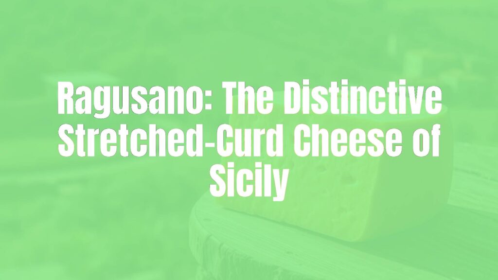 Ragusano: The Distinctive Stretched-Curd Cheese of Sicily