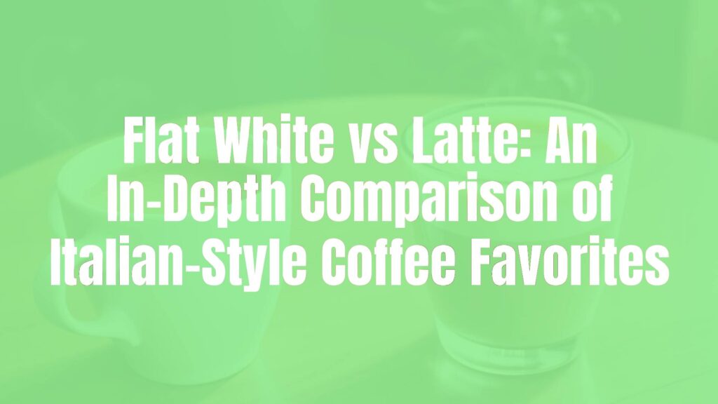 Two coffee cups side by side, one with a flat white and one with a latte, steaming hot, on a wooden table, soft morning light, realistic.
