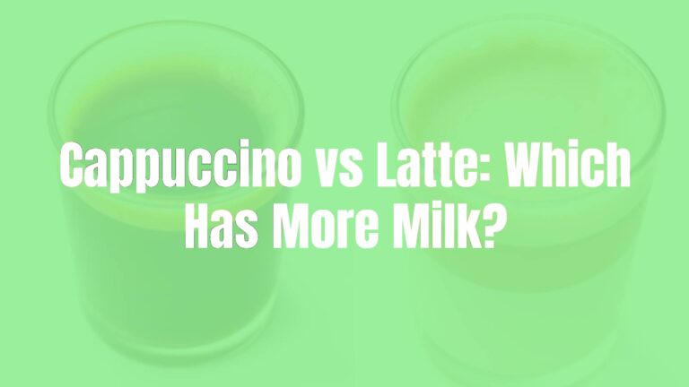 Side-by-side comparison of cappuccino and latte coffee drinks, showcasing their layers of espresso, steamed milk, and foam, realistic.